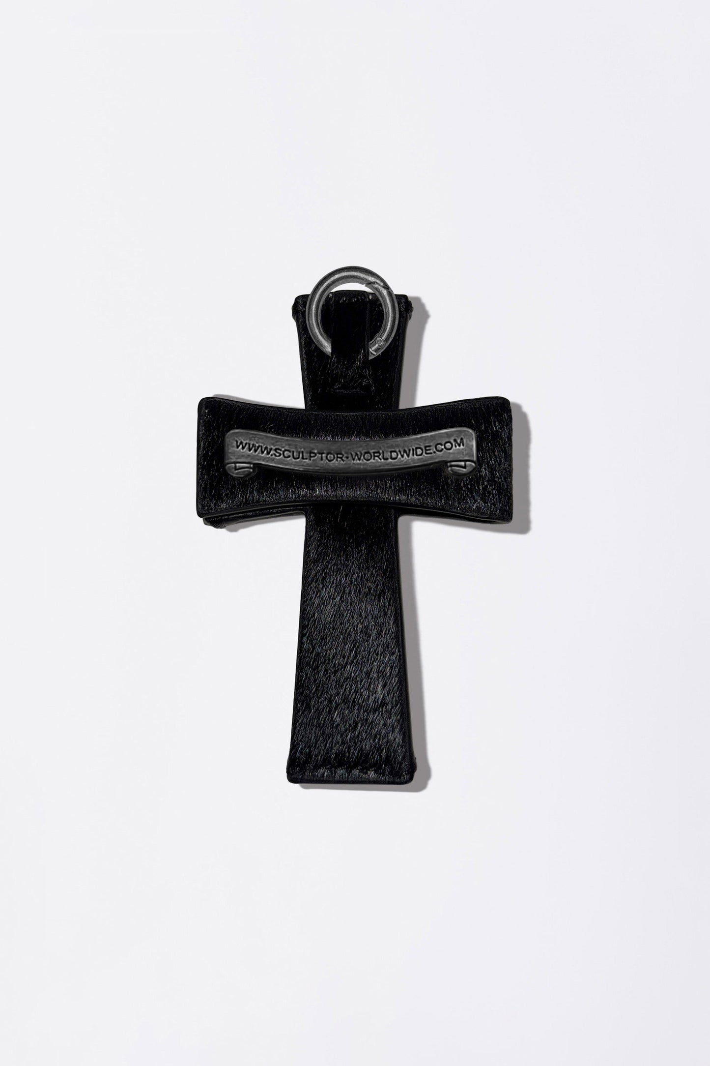 CROSS HAIR ON STRAP WALLET BLACK