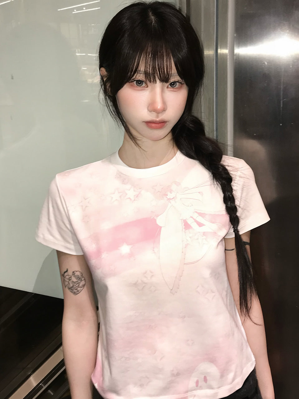 SHUGO CHARA! PINK RAINBOW TEE