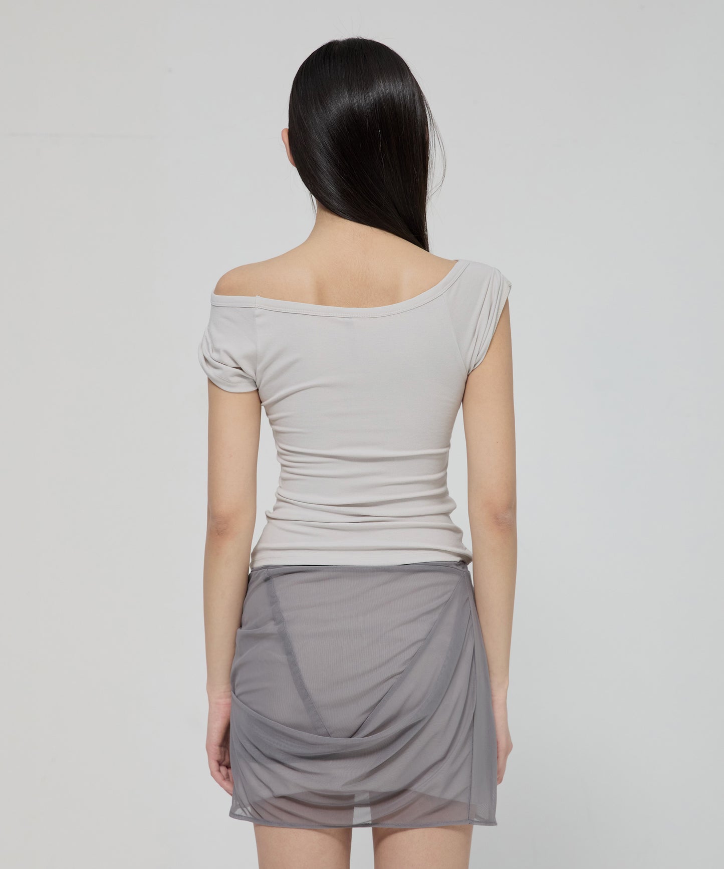 DRAPED TOP CLOUD WHITE
