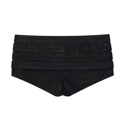 BELTED MICRO SHORTS BLACK