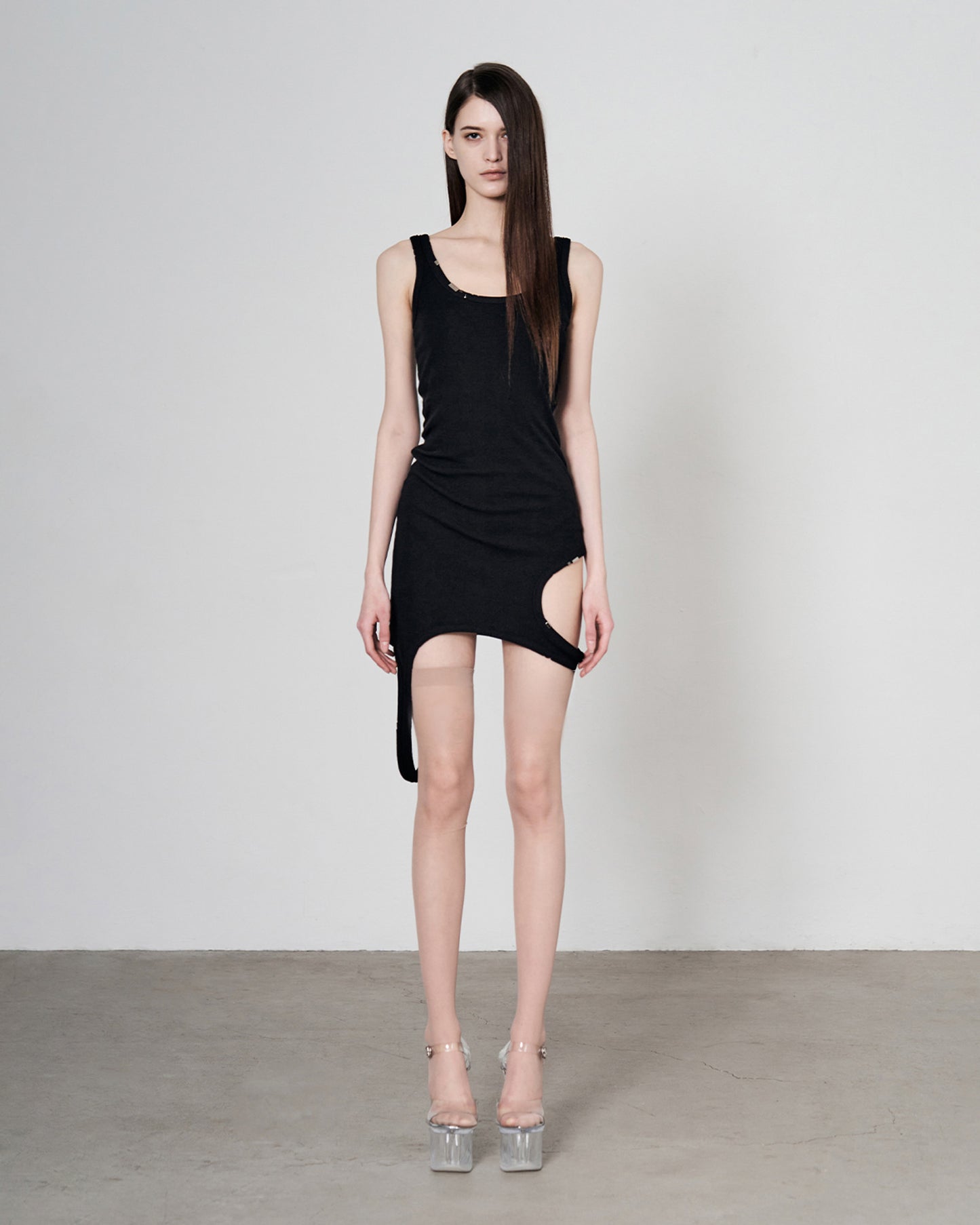 ASYMMETRIC DRESS BLACK