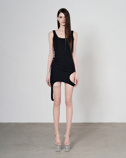 ASYMMETRIC DRESS BLACK