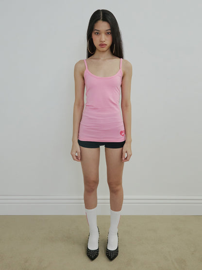 SWEET KITTY TANK TOP PINK