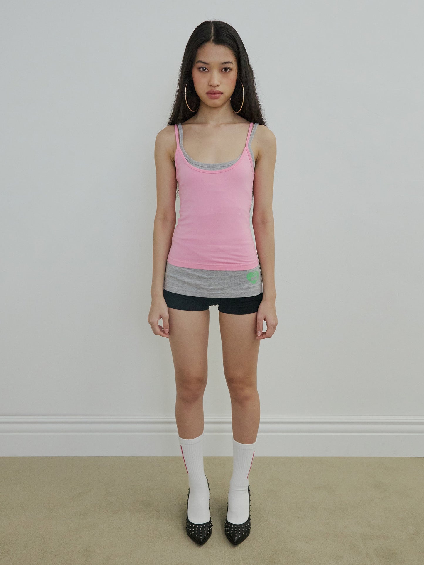MY GO TO SLEEVELESS TOP PINK