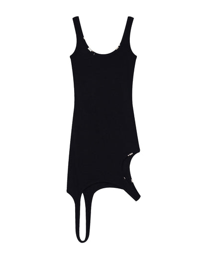 ASYMMETRIC DRESS BLACK