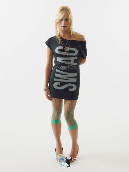 SWAG LONG TEE BLACK