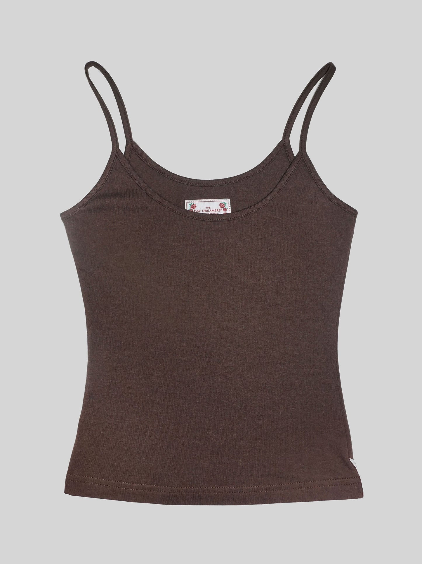 MY GO TO SLEEVELESS TOP BROWN