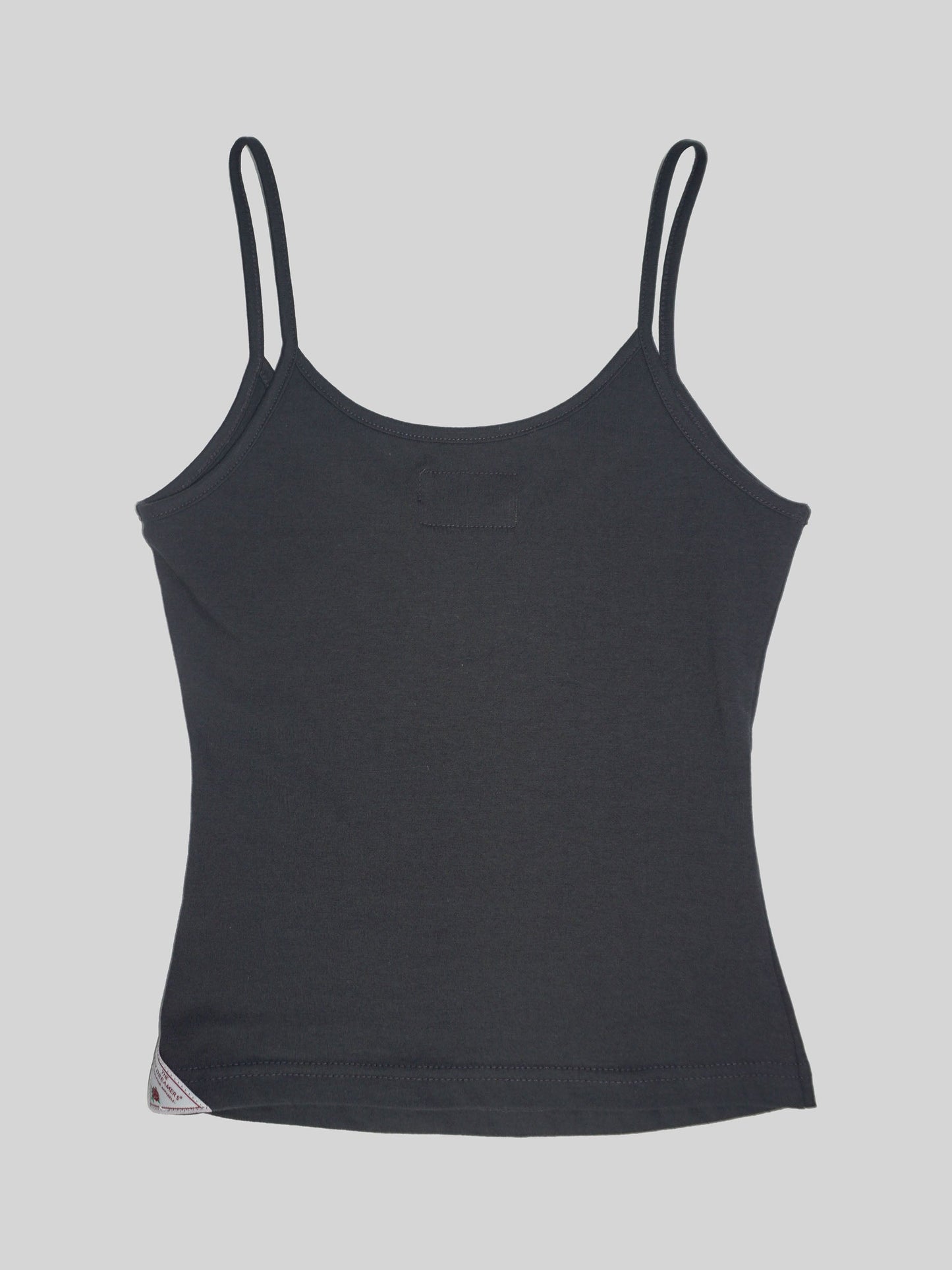 MY GO TO SLEEVELESS TOP CHARCOAL