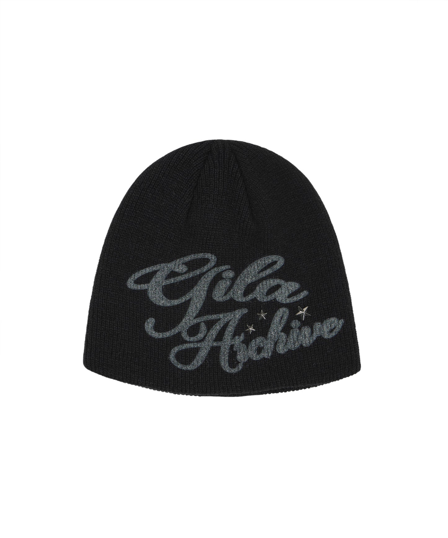 LETTERING LOGO BEANIE BLACK
