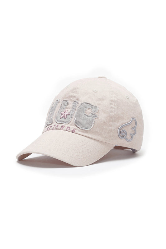HUG FRIENDS CAP PINK