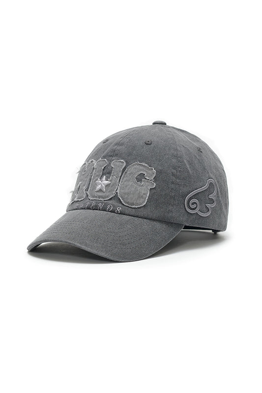 HUG FRIENDS CAP CHARCOAL
