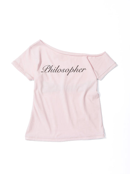 HOOK ME UP LAYERED TEE PALE PINK