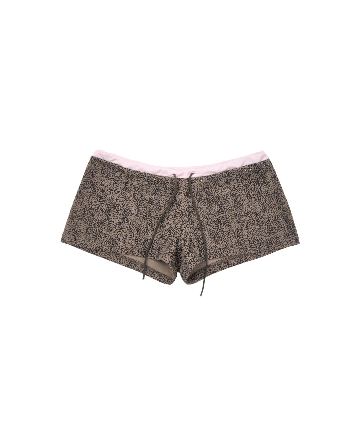 LEOPARD SMALL LOGO MICRO SHORTS