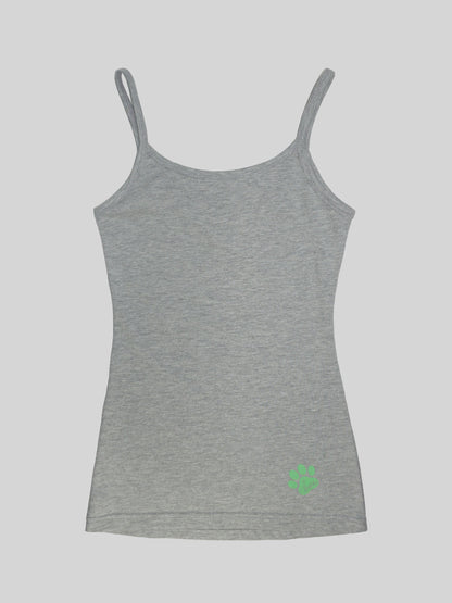 SWEET KITTY TANK TOP MELANGE GREY