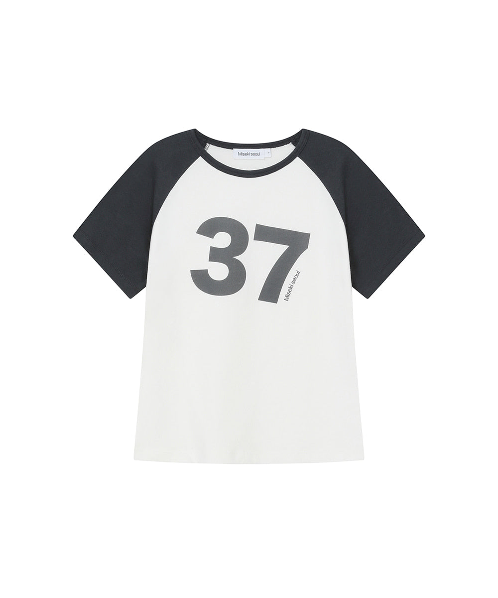 MISEKI 37 RAGLAN SHORT SLEEVE WHITE