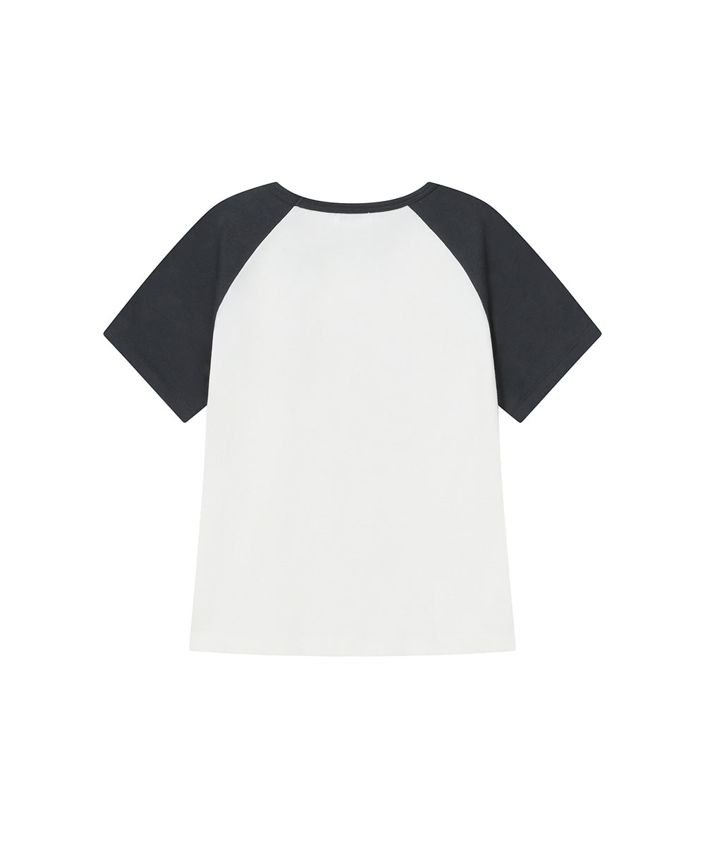MISEKI 37 RAGLAN SHORT SLEEVE WHITE