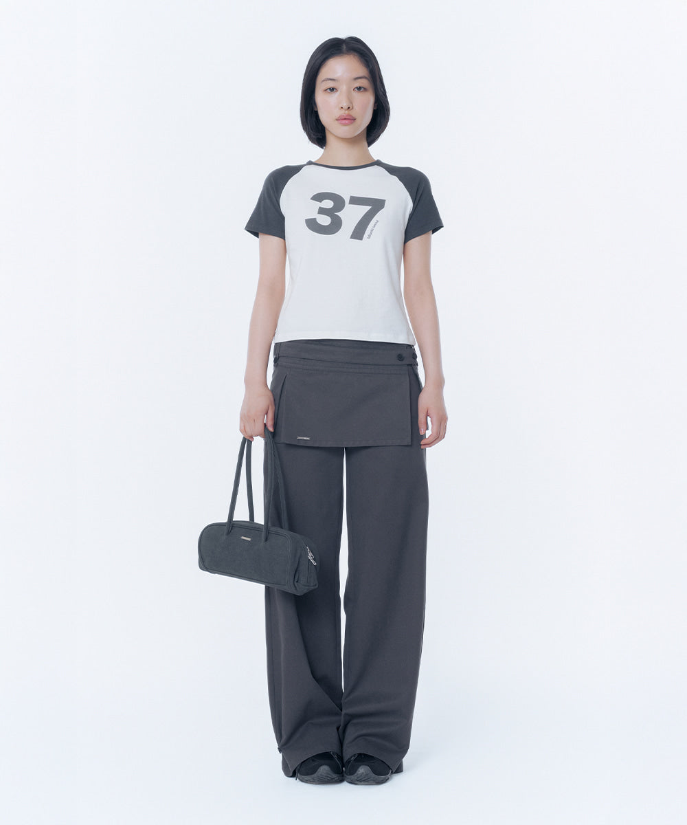 MISEKI 37 RAGLAN SHORT SLEEVE WHITE