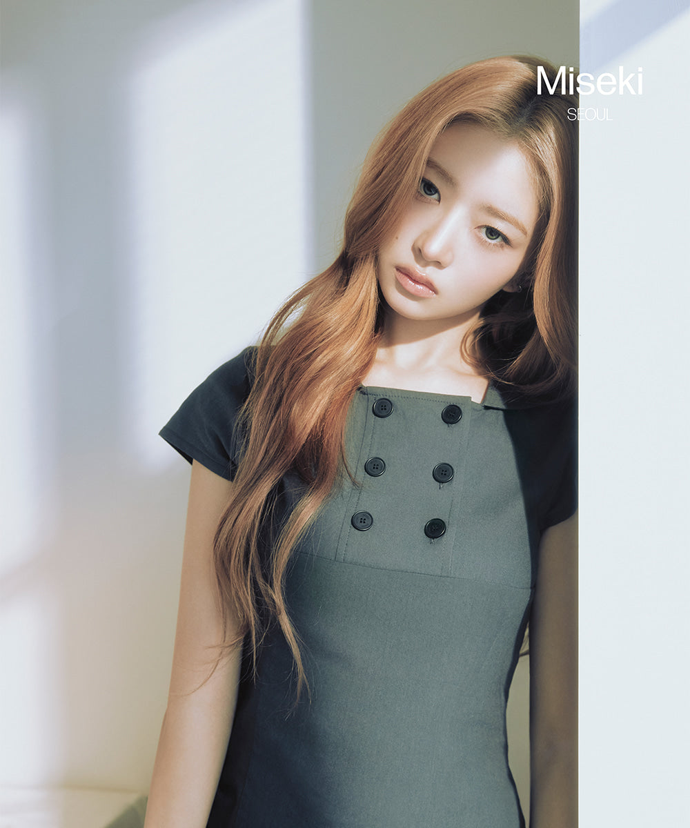 DOUBLE BUTTON SHIRTS TOP BLACK