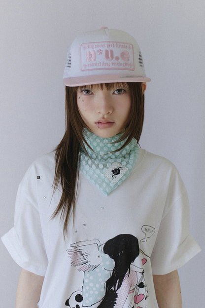 HUG SWEET TRUCKER CAP PINK
