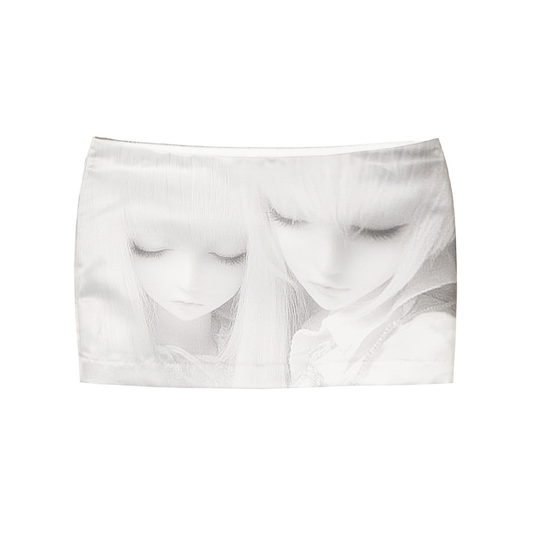 PRINTED MINI SKIRT