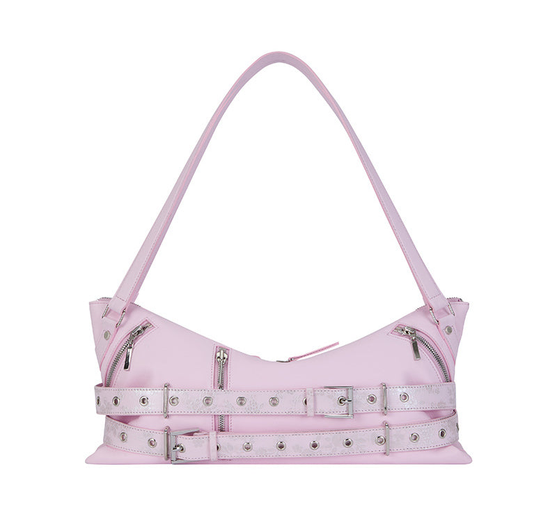 ROSE BELT SHOULDER BAG PINK