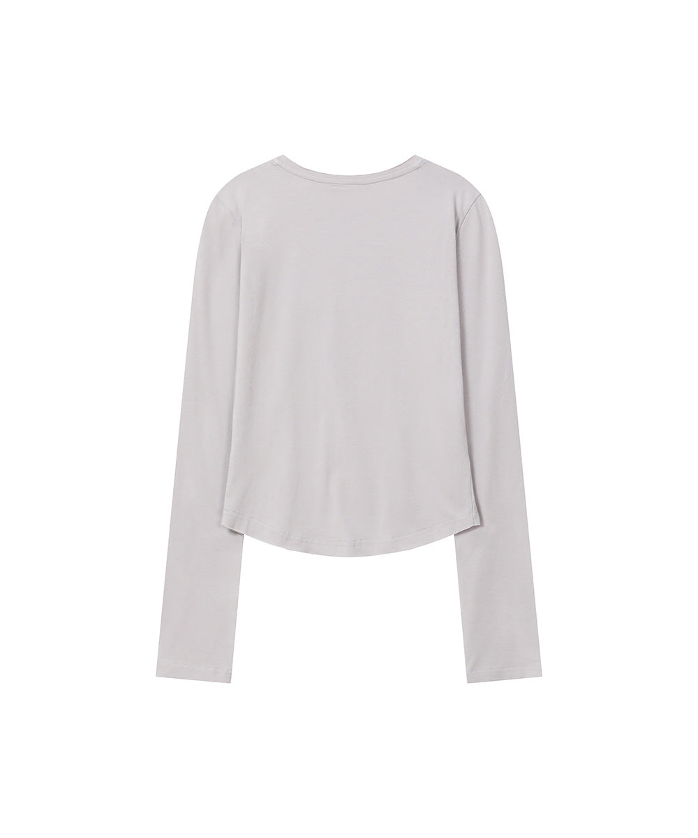 TWIN RABBIT LONG SLEEVES GREY