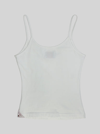 MY GO TO SLEEVELESS TOP WHITE