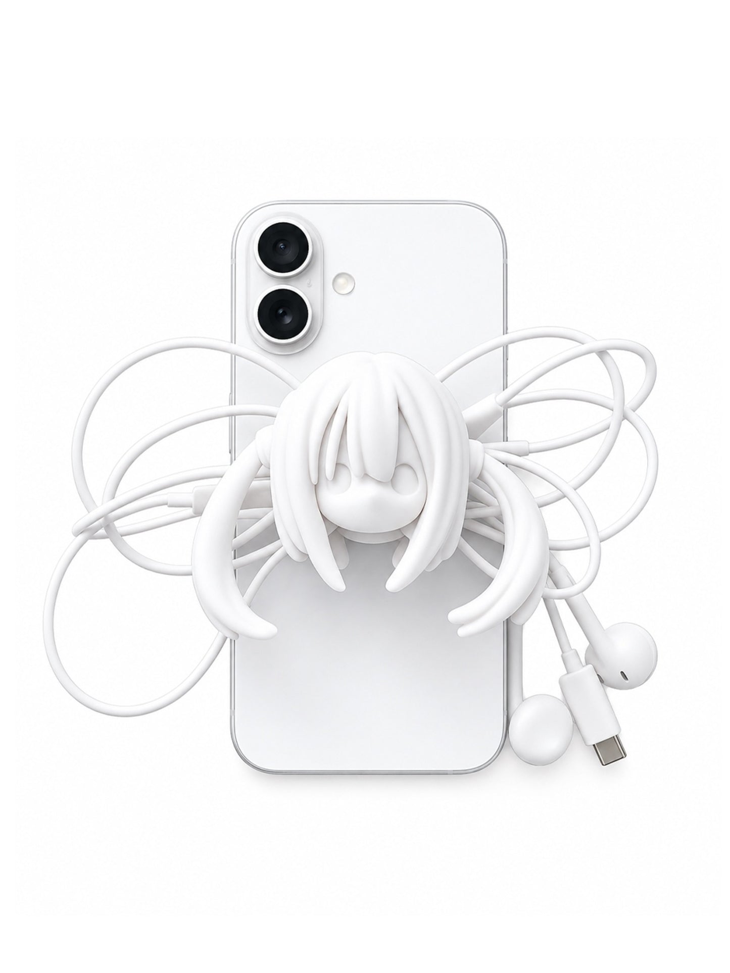 TWINTAIL PHONE GRIP WHITE