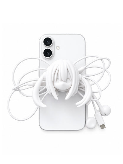 TWINTAIL PHONE GRIP WHITE