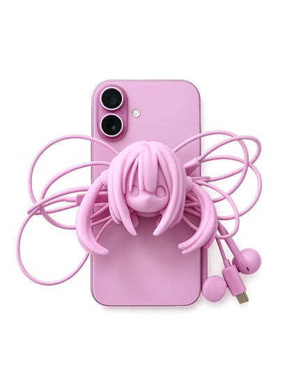 TWINTAIL PHONE GRIP PINK
