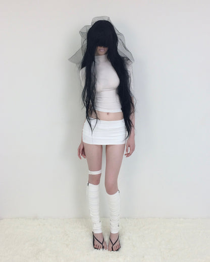 ESSENTIAL MICRO SKORT WHITE