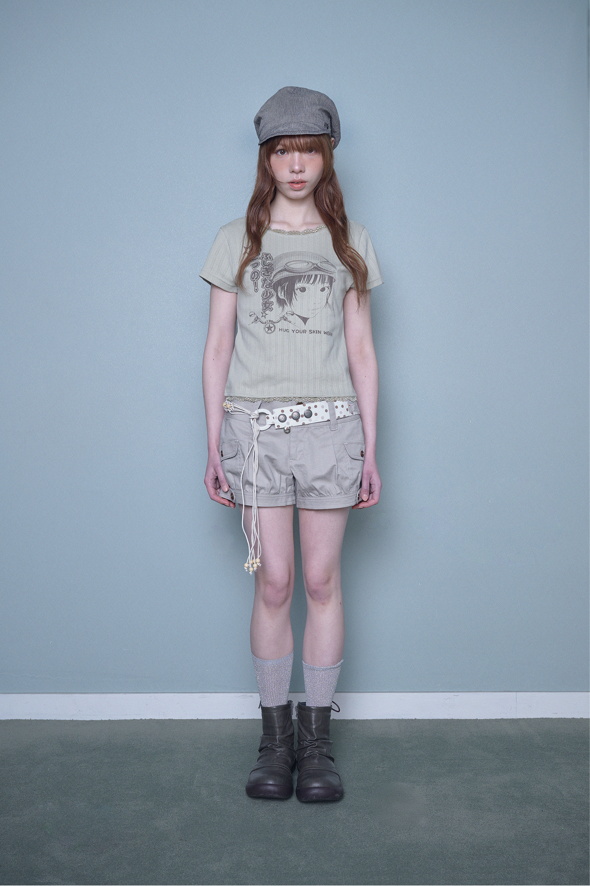 PUMPKIN FLAP SHORTS BEIGE