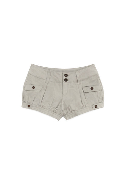 PUMPKIN FLAP SHORTS BEIGE