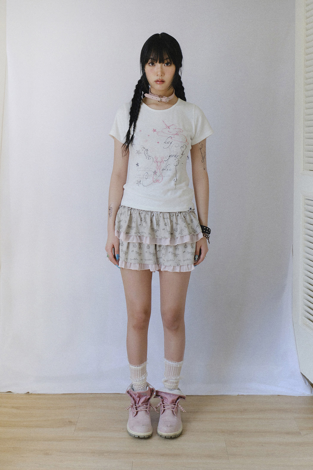 UNICORN DRAWING TEE WHITE
